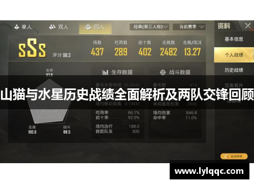 山猫与水星历史战绩全面解析及两队交锋回顾